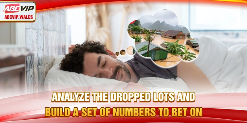 Analyze the dropped lots and build a set of numbers to bet on