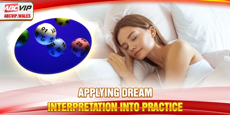 Applying dream interpretation in practice