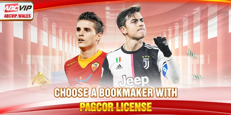 Choose a bookmaker with a PAGCOR license