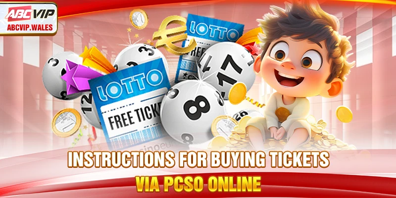 Instructions for buying tickets via PCSO online